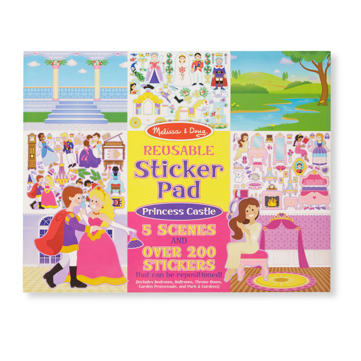 Reusable Sticker Pad Bundle - Fairy, Princess, Dress-Up, and Play House S4