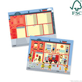 Reusable Sticker Pad - My Town O5