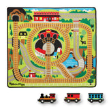 Round the Rails Train Rug M5