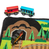 Round the Rails Train Rug X0