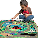 Round the Town Road Rug & Car Set S0