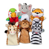 Safari Buddies Hand Puppets X5