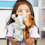 Safari Buddies Hand Puppets X5