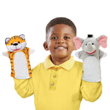 Safari Buddies Hand Puppets X5