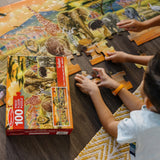 Safari Floor Puzzle - 100 Pieces X5