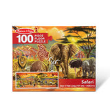 Safari Floor Puzzle - 100 Pieces X5