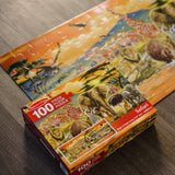 Safari Floor Puzzle - 100 Pieces X5