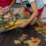 Safari Floor Puzzle - 100 Pieces X5