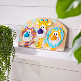 Safari Jumbo Peg Puzzle - 3 Pieces I9