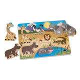 Safari Peg Puzzle - 7 Pieces T3