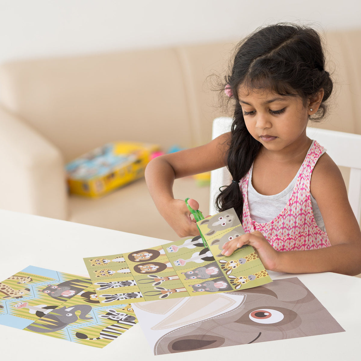 Safari Scissor Skills Activity Pad I4