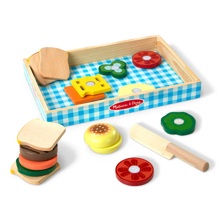 Sandwich Making Set - Wooden Play Food Y0