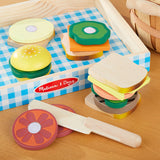 Sandwich Making Set - Wooden Play Food Y0
