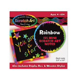 Scratch Art Rainbow Mini Notes _Box of 125 X4