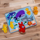 Sea Creatures Chunky Puzzle - 7 Pieces F1