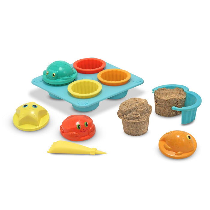 Seaside Sidekicks Sand Cupcake Set C4