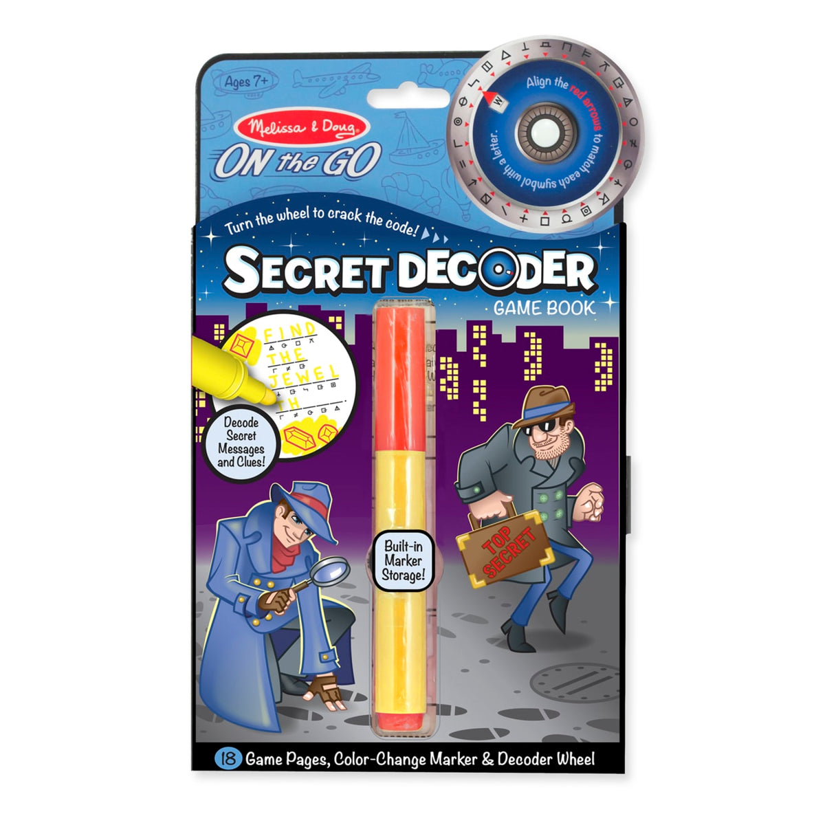 Secret Decoder Game Book - On the Go Travel Activity Book F5