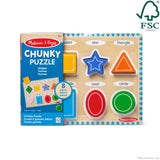 Shapes Chunky Puzzle - 8 Pieces L9