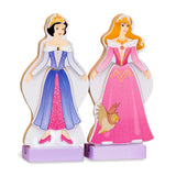 Sleeping Beauty & Snow White Wooden Magnetic Dress-Up H6