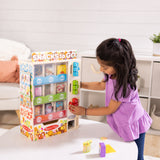 Sort, Stock, Select Wooden Vending Machine Play Set K0