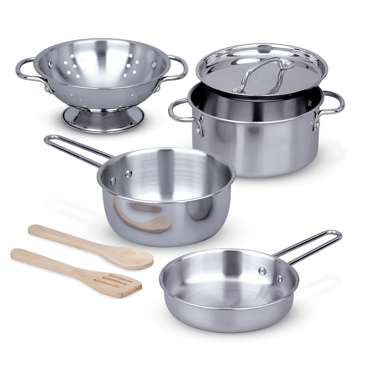 Stainless Steel Pots & Pans Play Set A0