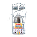 Stainless Steel Tea Set with Storage Stand Z7