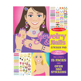 Sticker Pad - Jewelry & Nails Glitter Collection Q6