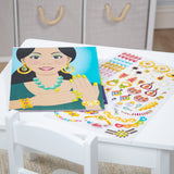 Sticker Pad - Jewelry & Nails Glitter Collection Q6