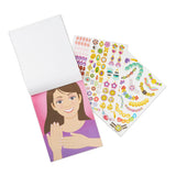 Sticker Pad - Jewelry & Nails Glitter Collection U1