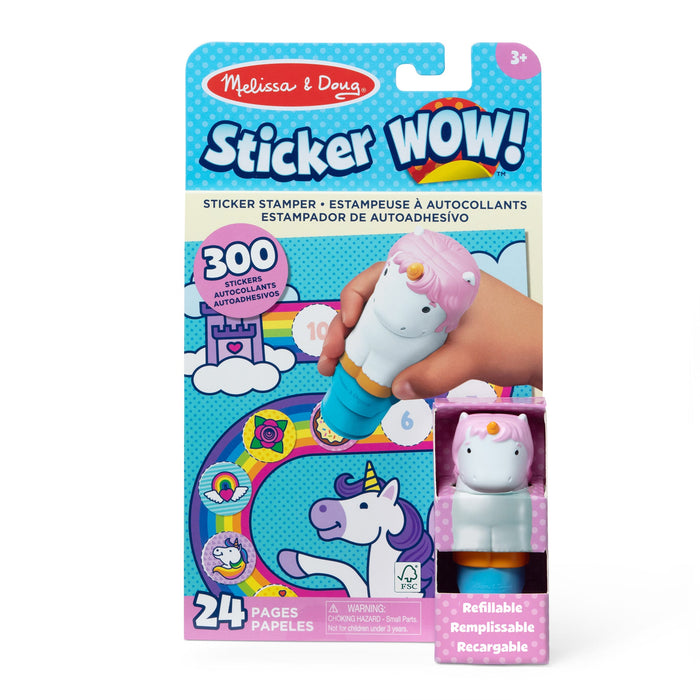 Sticker WOW!® Activity Pad & Sticker Stamper 12-PACK - Unicorn B5