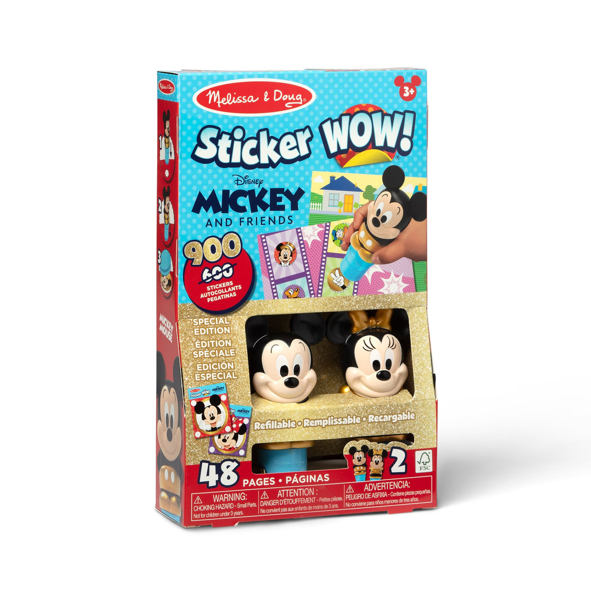 Sticker WOW! Deluxe Set Mickey & Minnie X4