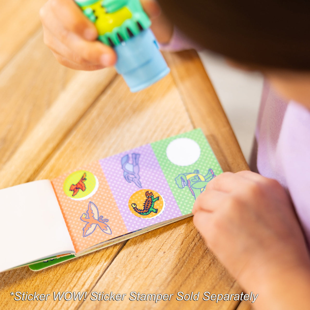 Sticker WOW!® Mini Activity Pad & Refill Stickers - Dinosaur (200+ Stickers, Stamper Not Included) Y8