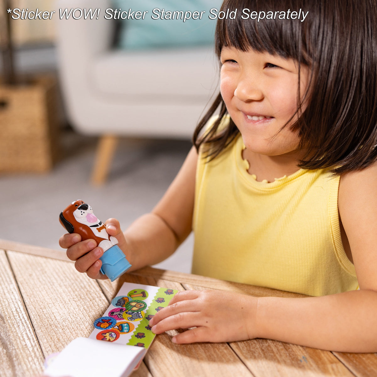 Sticker WOW!® Mini Activity Pad & Refill Stickers - Pets (200+ Stickers, Stamper Not Included) H5