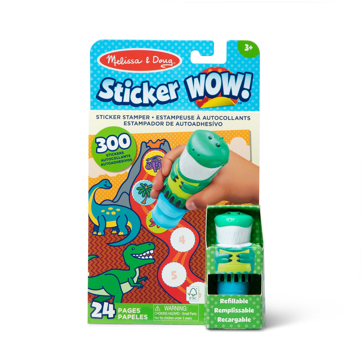 Sticker WOW!™ Activity Pad & Sticker Stamper  - Dinosaur Q3