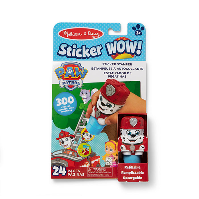 Sticker WOW!™ Activity Pad & Sticker Stamper - PAW Patrol Marshall A3