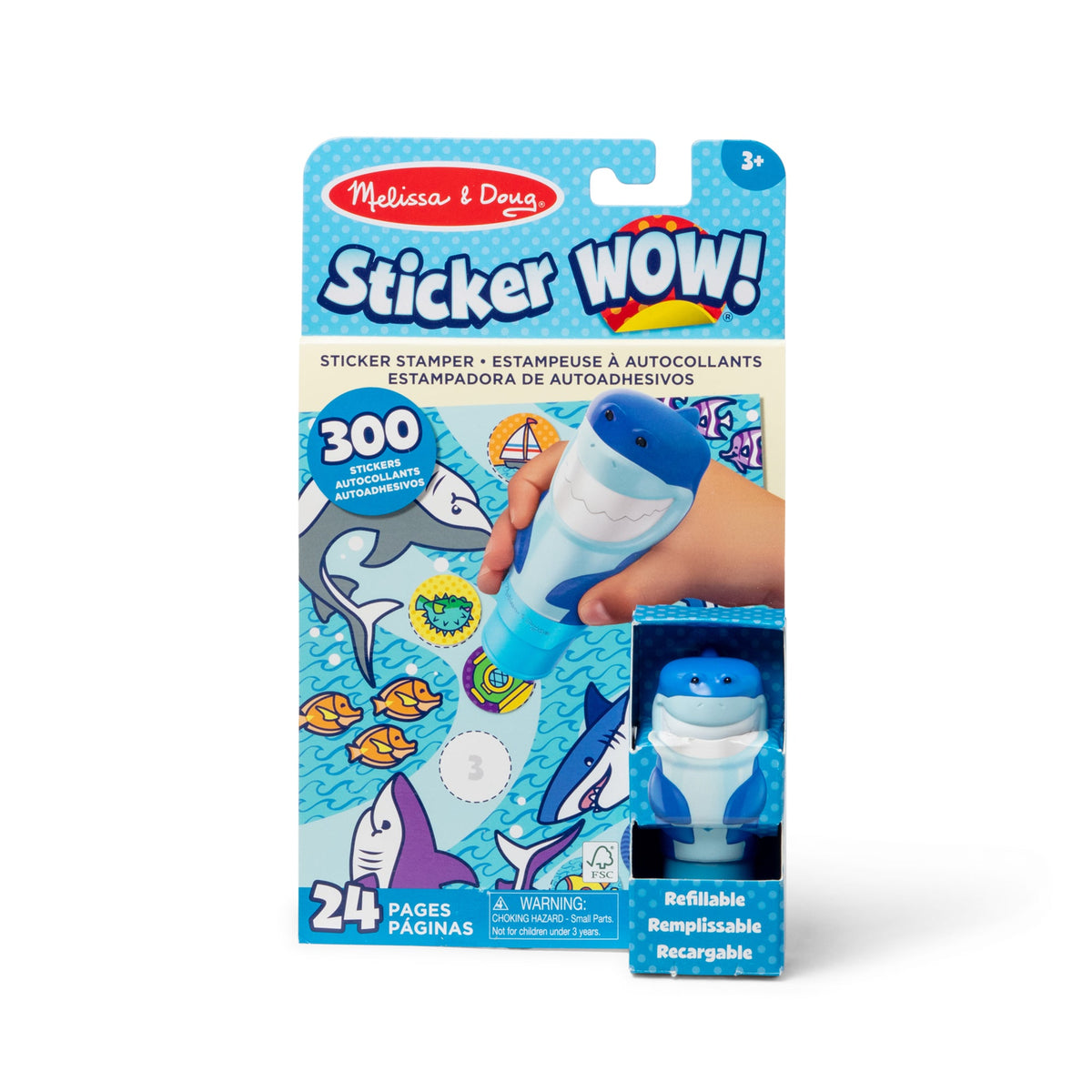 Sticker WOW!™ Activity Pad & Sticker Stamper - Shark V0