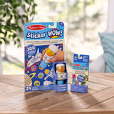 Sticker WOW!™ Astronaut Bundle: Activity Pad & Sticker Stamper + Mini Activity Pad and 200 Refill Stickers U8