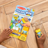 Sticker WOW!™ Bulldozer Bundle: Activity Pad & Sticker Stamper + Mini Activity Pad and 200 Refill Stickers B1