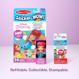 Sticker WOW!™ Disney Ariel Bundle: Activity Pad & Sticker Stamper + Mini Activity Pad and 200 Refill Stickers D1