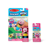 Sticker WOW!™ Ice Cream Bundle: Activity Pad & Sticker Stamper + Mini Activity Pad and 200 Refill Stickers J4