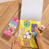 Sticker WOW!™ Ice Cream Bundle: Activity Pad & Sticker Stamper + Mini Activity Pad and 200 Refill Stickers J4