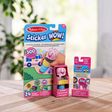Sticker WOW!™ Ice Cream Bundle: Activity Pad & Sticker Stamper + Mini Activity Pad and 200 Refill Stickers J4