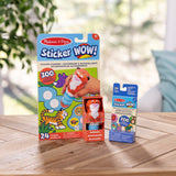 Sticker WOW!™ Tiger Bundle: Activity Pad & Sticker Stamper + Mini Activity Pad and 200 Refill Stickers S7
