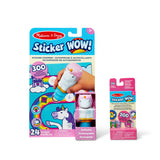 Sticker WOW!™ Unicorn Bundle: Activity Pad & Sticker Stamper + Mini Activity Pad and 200 Refill Stickers G4