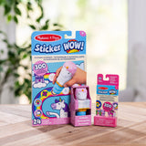 Sticker WOW!™ Unicorn Bundle: Activity Pad & Sticker Stamper + Mini Activity Pad and 200 Refill Stickers G4