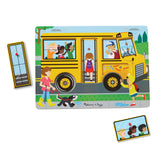 The Wheels on the Bus Song Puzzle - 6 Pieces O9
