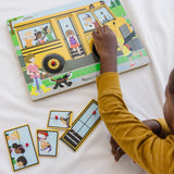 The Wheels on the Bus Song Puzzle - 6 Pieces O9