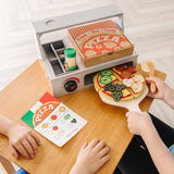Top & Bake Pizza Counter - Wooden Play Food T2
