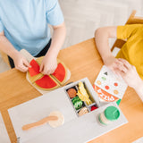 Top & Bake Pizza Counter - Wooden Play Food T2