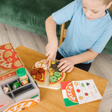 Top & Bake Pizza Counter - Wooden Play Food T2